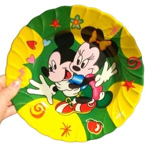 Mickey & Minnie Mouse dinner plate
